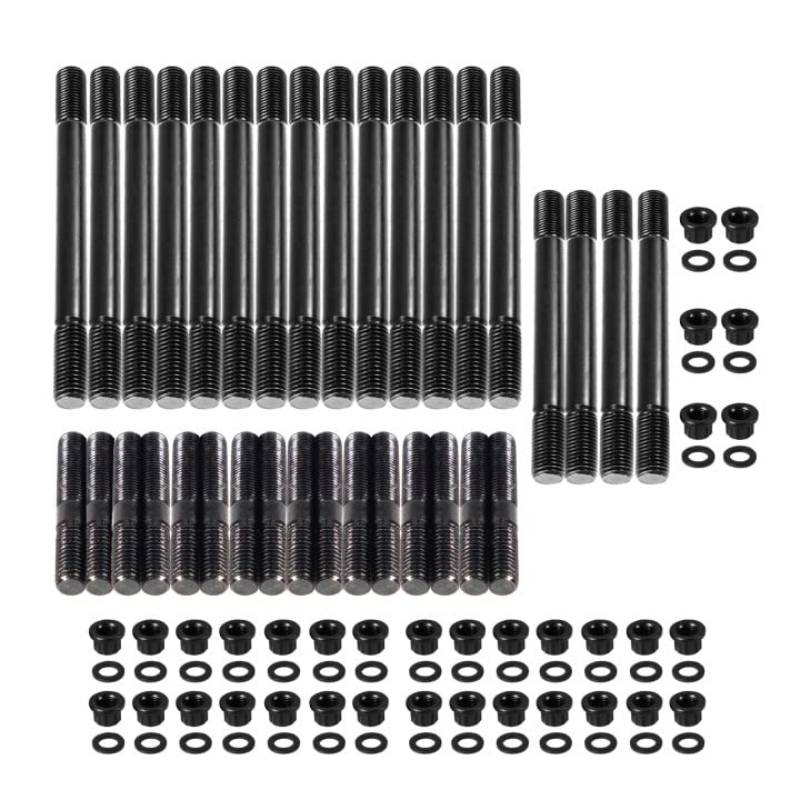 YESHMA Cylinder Head Stud Kit Compatible with Chevy Small Block SBC 265 267 283 302 305 307 327 350 383 400 Head Studs - Image 1